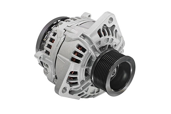 alternator on white background
