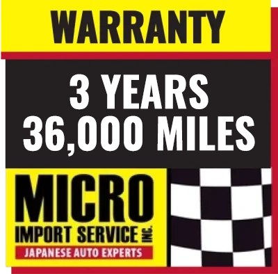 3 Year/ 36000 Mile Warranty