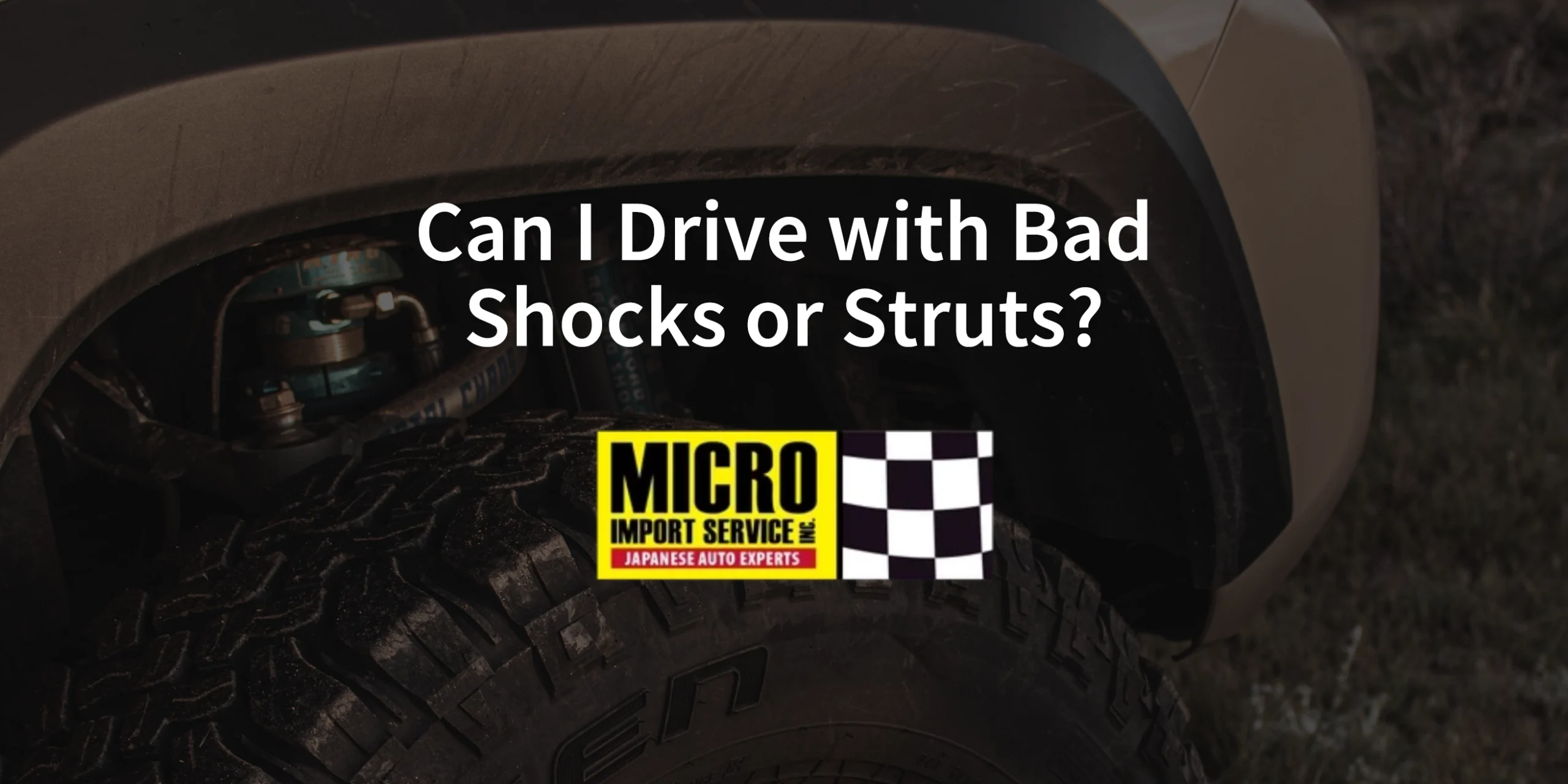 Can I Drive with Bad Shocks or Struts?